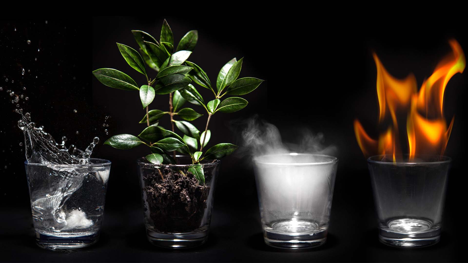 Dört Element Ateş Su Hava Toprak