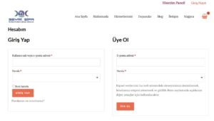 Seyri Şifa Kayıt ve Giriş Ekranı